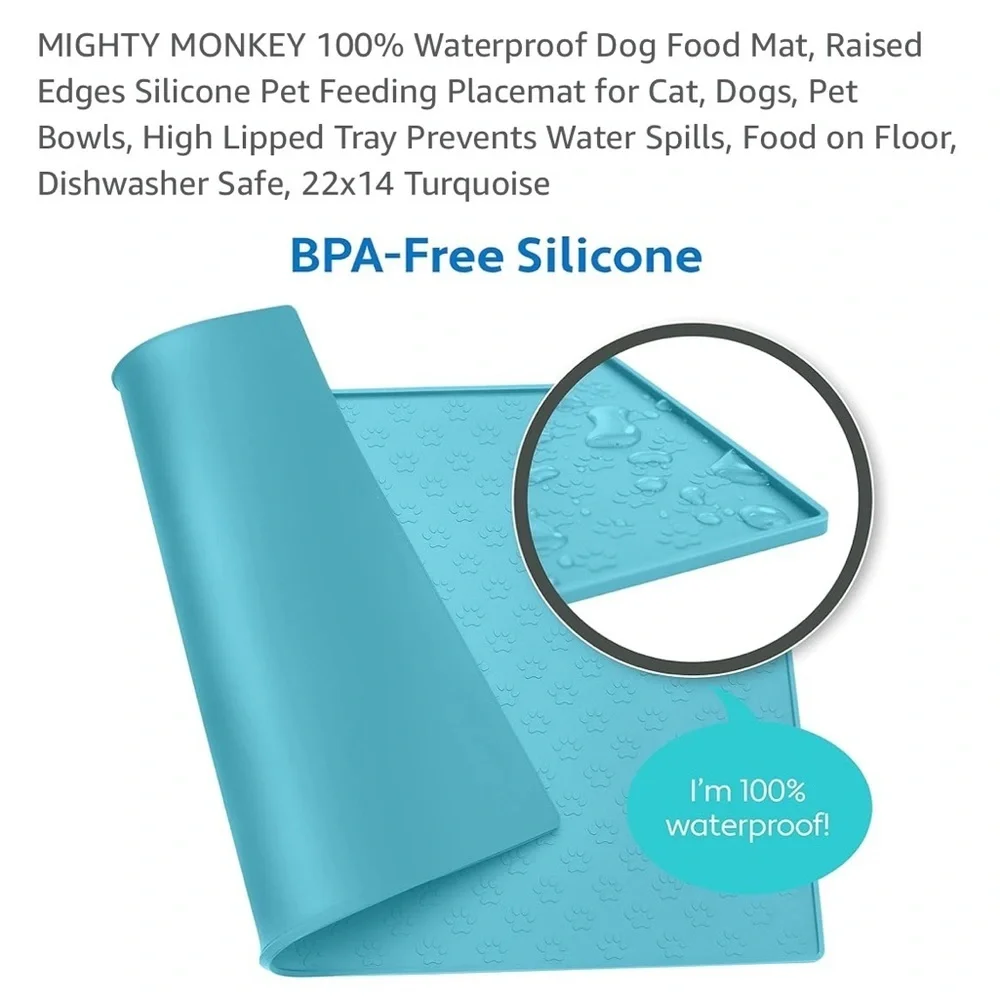 Pet feeding mat